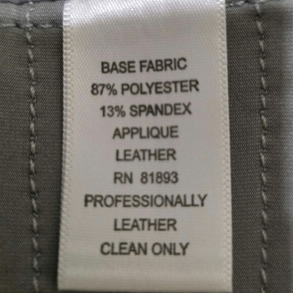 G.I.L.I. Lisa Robertson Pierced Leather Moto Vest, Light Taupe Storm Gray, 6 - Picture 6 of 7